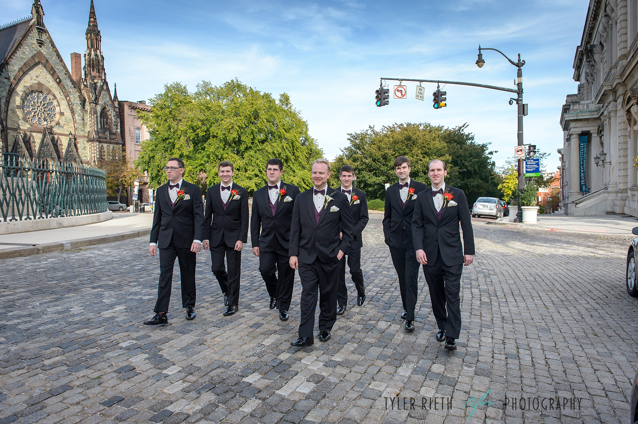 Wedding at the Engineer's Club in Baltimore, Maryland