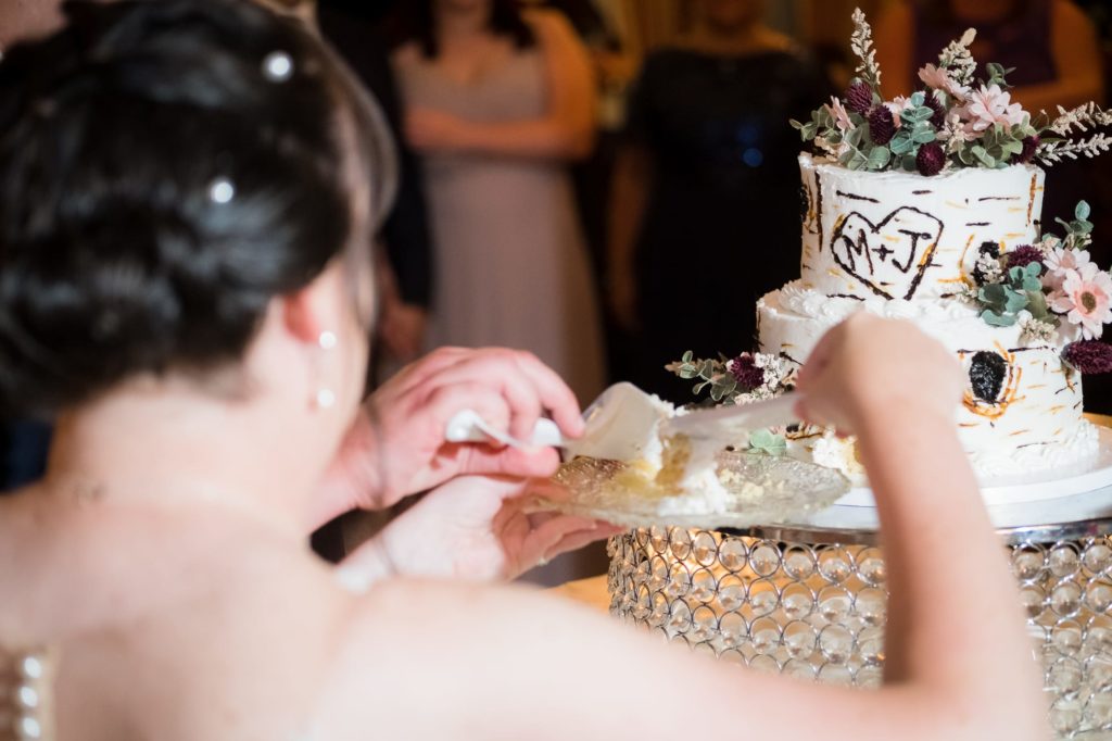 Beautiful Mansion Wedding Reception Cake