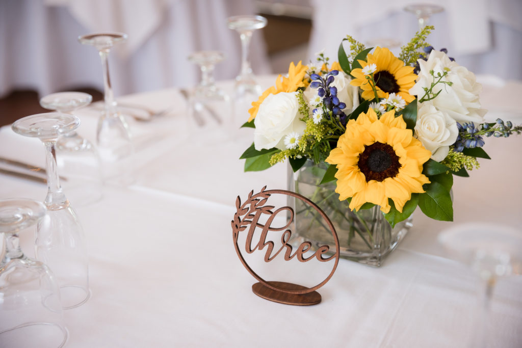 Sunflower Themed Wedding | Elkridge Furnace Inn | decoration