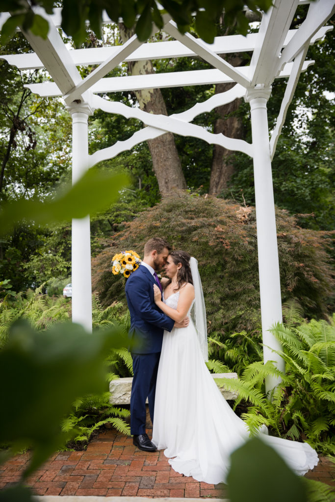 Sunflower Themed Wedding | Elkridge Furnace Inn | couple