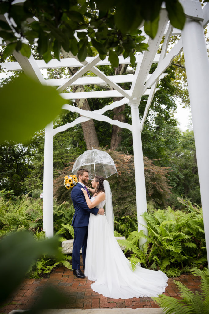 Sunflower Themed Wedding | Elkridge Furnace Inn | umbrella picture