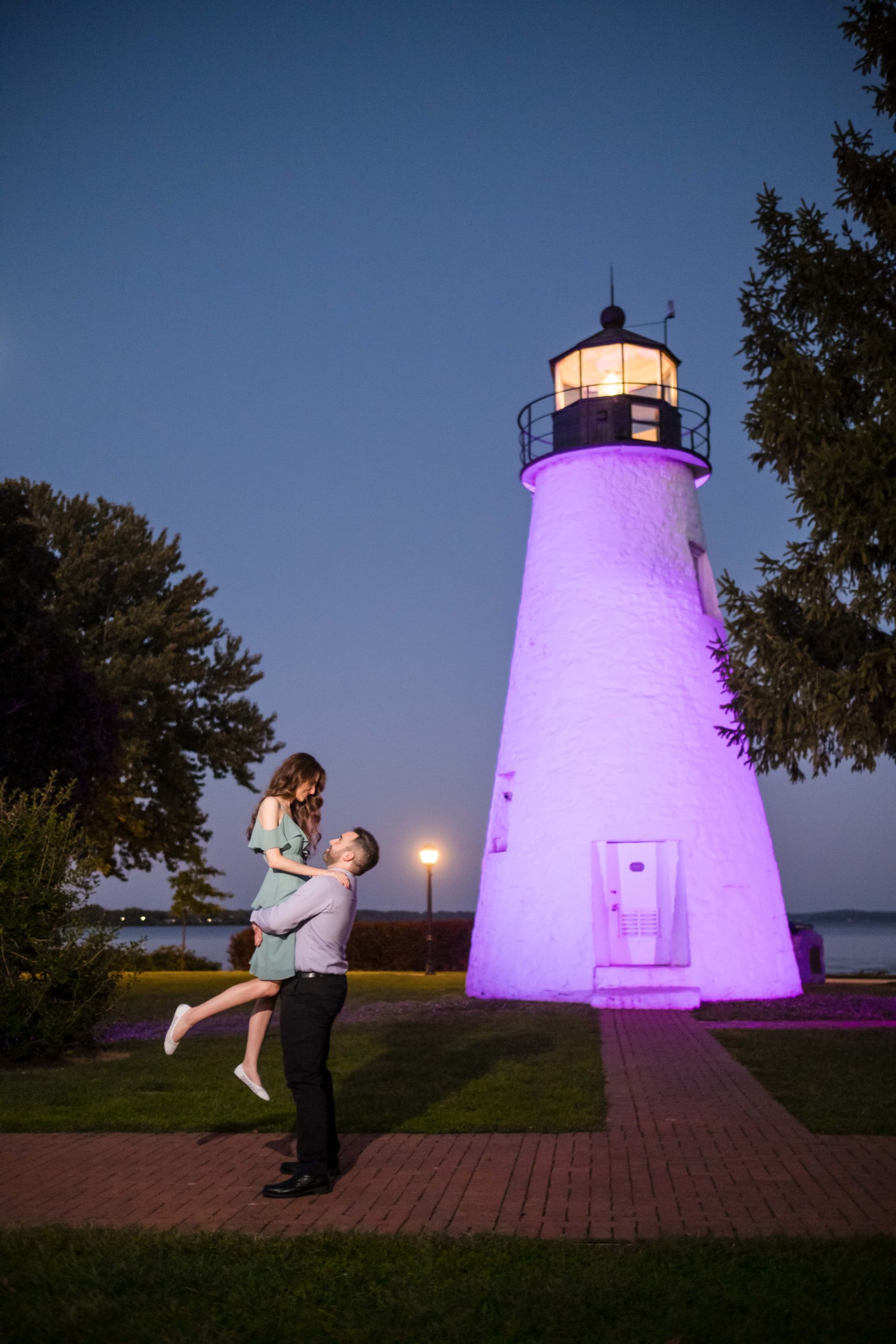 Engagement Session at Concord Point Lighthouse