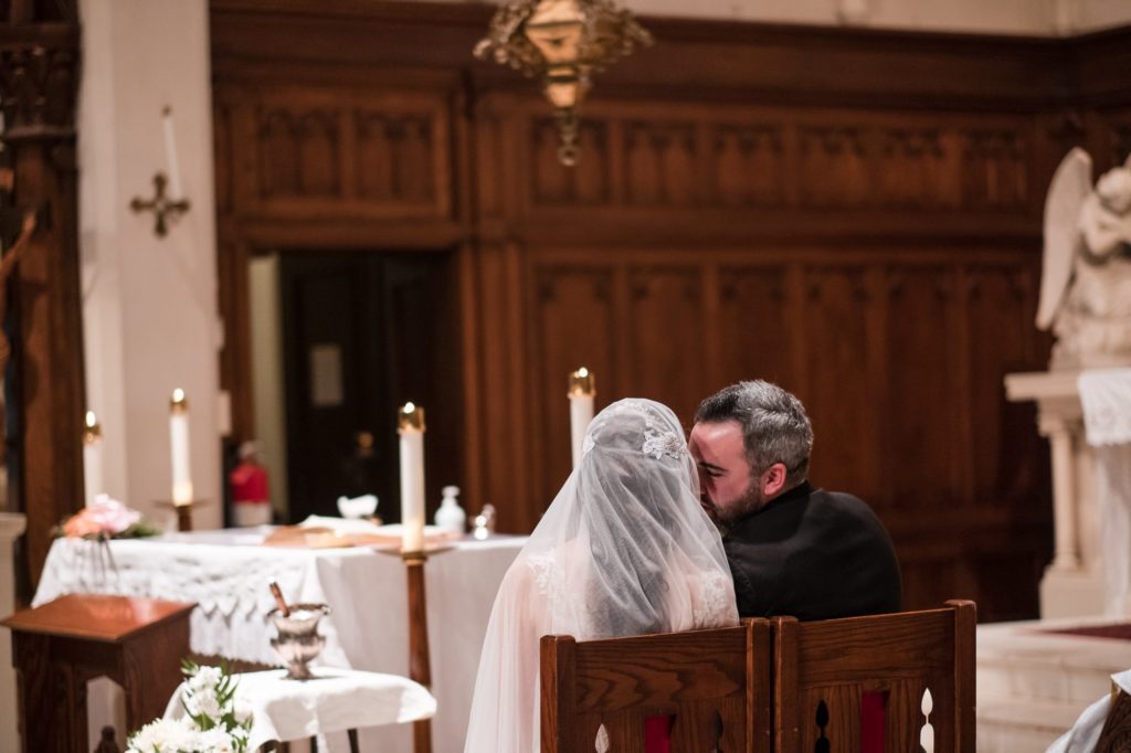 Wedding Ceremony at Shrine of the Sacred Heart in Baltimore, Maryland | Photos by Tyler Rieth Photography